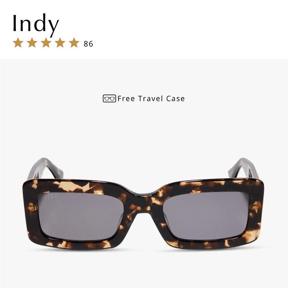 Diff Eyewear Indy brand new sunglasses with case - Picture 1 of 5